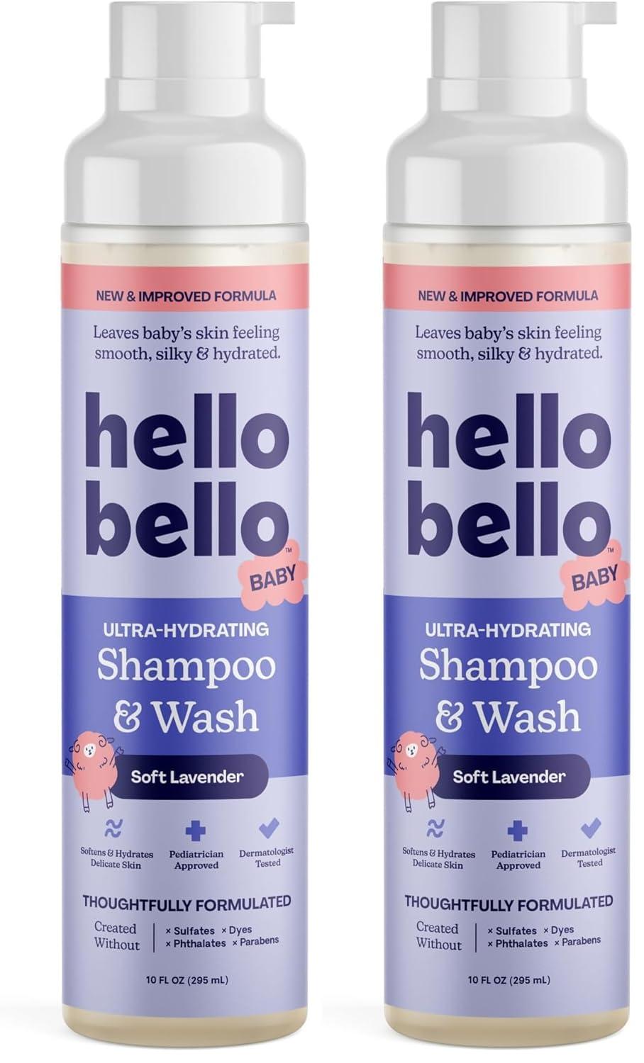 image:imageHello Bello Baby Shampoo amp Body Wash Honeysuckle Bloom Scented 10oz BottleLavender