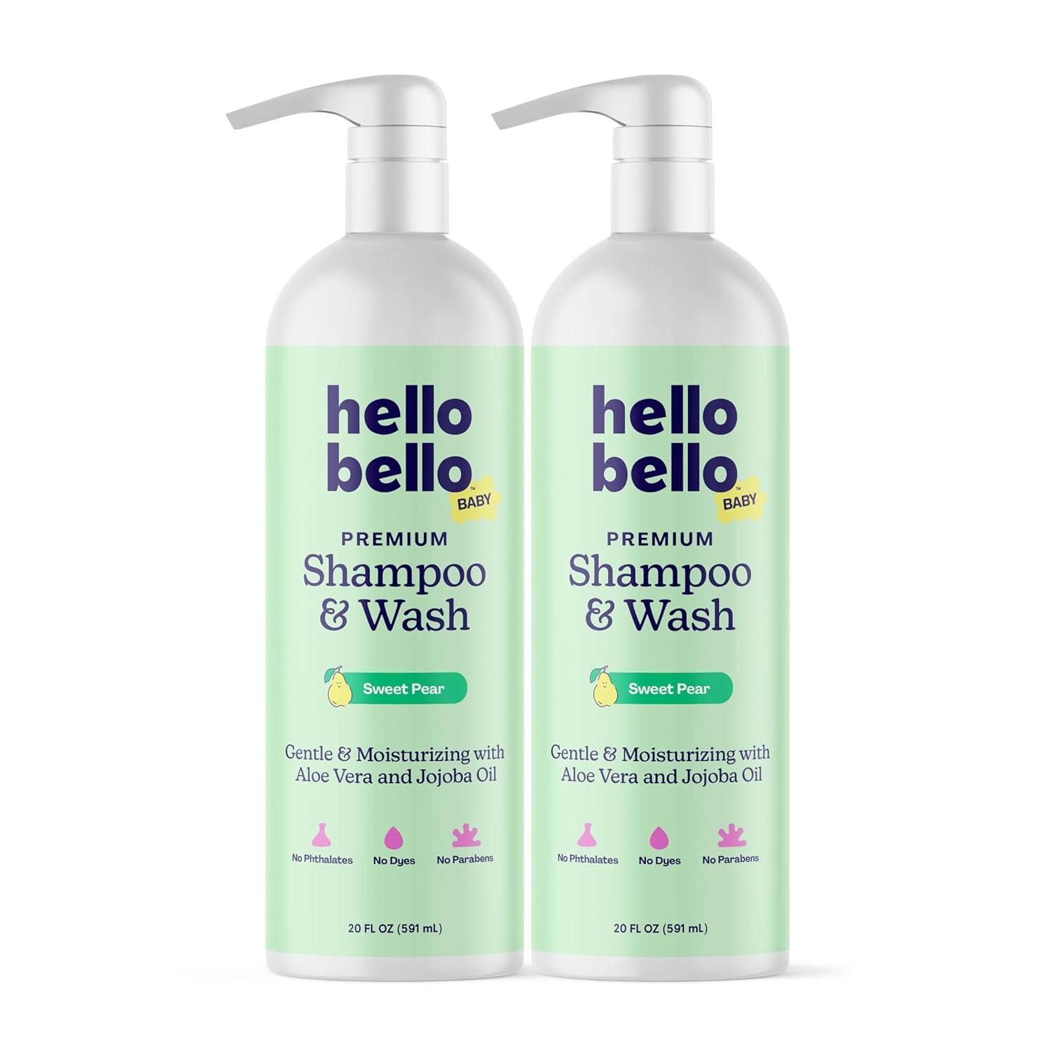image:imageHello Bello Baby Shampoo amp Body Wash Honeysuckle Bloom Scented 10oz BottleSweet Pear