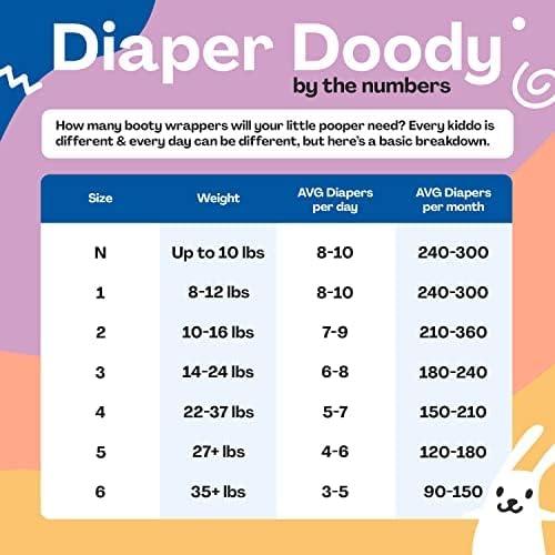 image:imageHello Bello Diapers Size 1 812 lbs Flower Child 128 Count Value Pack of Premium Disposable Baby Diapers Hypoallergenic with Soft ClothLike FeelSleepy Sloths