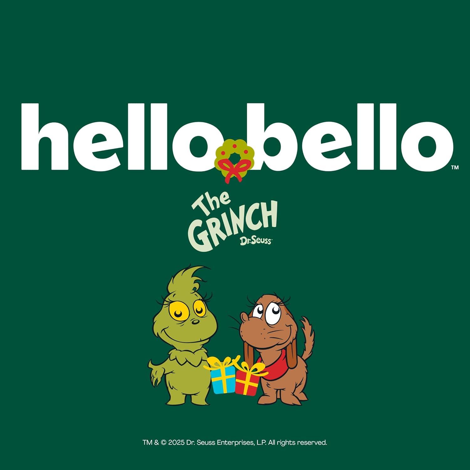 image:imageHello Bello Dr Seuss Baby Grinch Premium Diapers Size 1 812 lbs 82ct Plus Bonus Baby Wipes Softness amp Protection for Sensitive SkinDr Seuss Baby Grinch