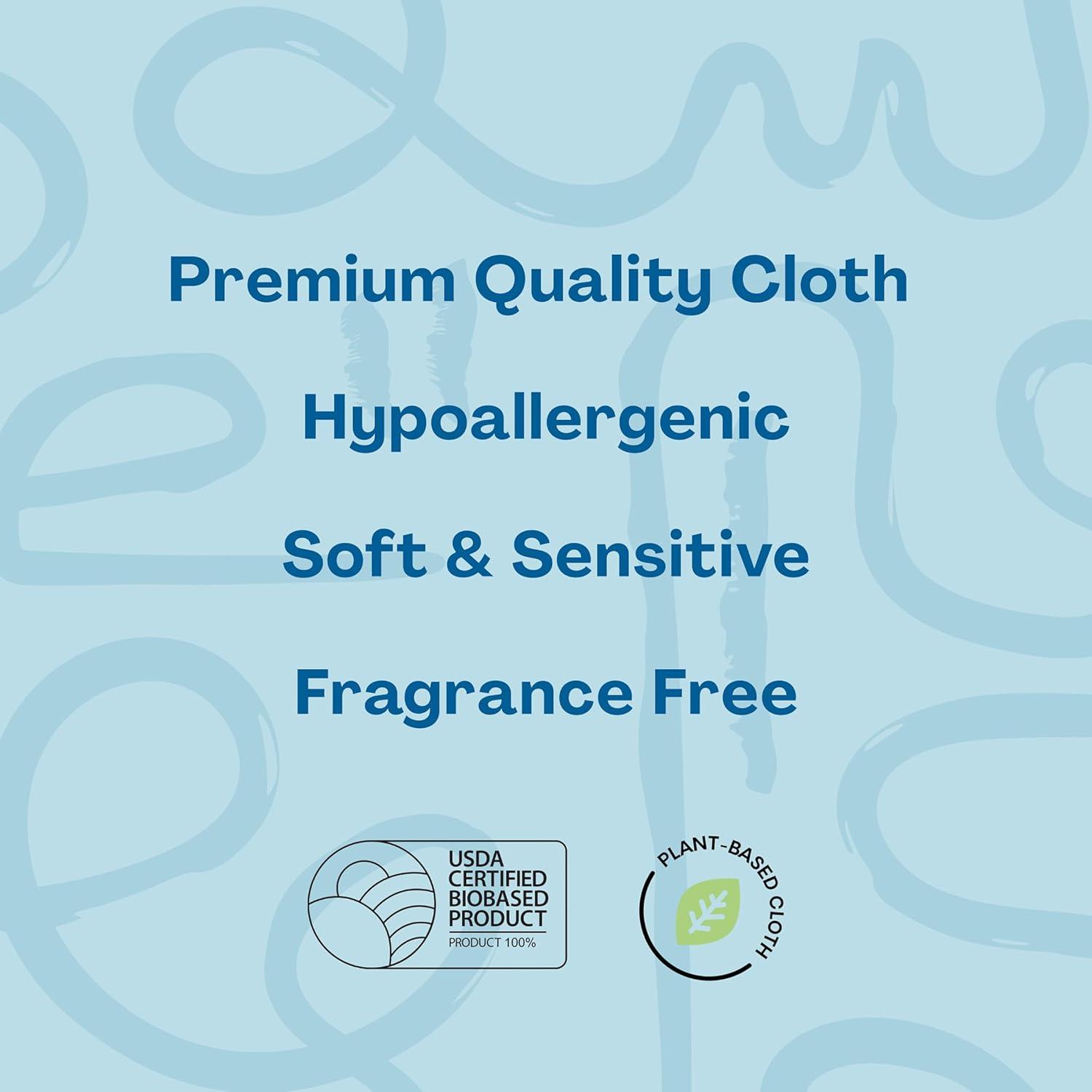 image:imageHello Bello Premium FragranceFree Baby Wipes with Chamomile amp Aloe Extracts for Sensitive Skin 12 Resealable Packs 720 Total Wipes60 Count Pack of 9