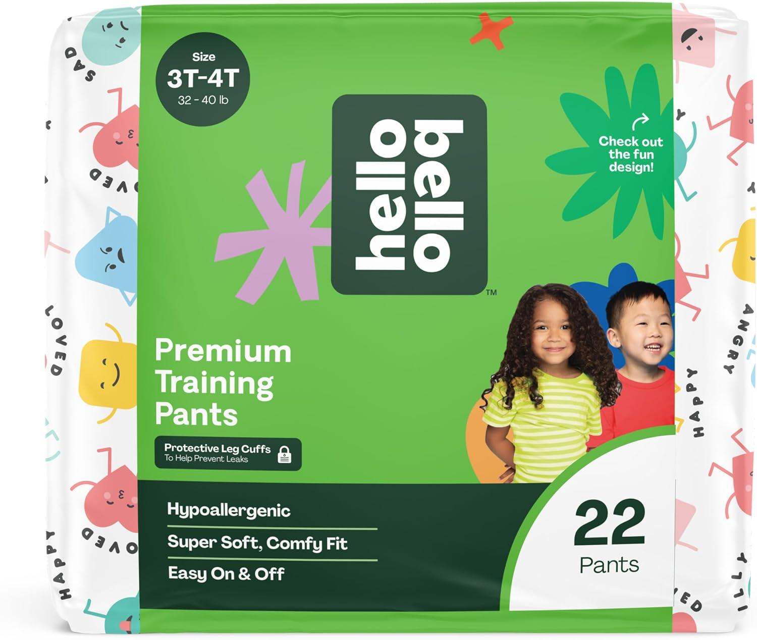 image:imageHello Bello Premium Training Pants Size 4T5T 38 lbs Surprise Pack 72 Count Hypoallergenic with Soft ClothLike Feel Assorted Patterns for BoysAll About Feelings