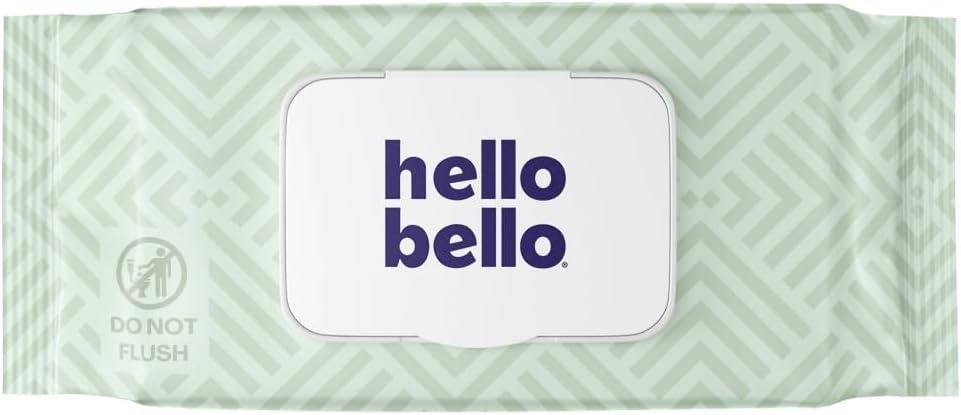 image:imageHello Bello Premium Wipes Designed for Sensitive Skin with Chamomile amp Aloe Extracts Rosy Posy 12 Resealable Packets 720 Total WipesSimply Sage