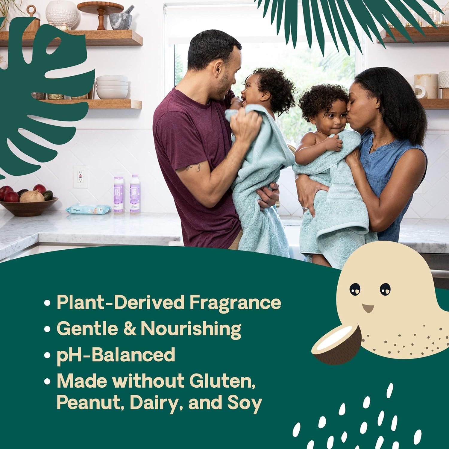 image:imageHello Bello Soft Lavender Conditioner Hypoallergenic pHBalanced amp DermatologistTested Plant Based Formula for Babies and Kids 10 FL OzCoconut