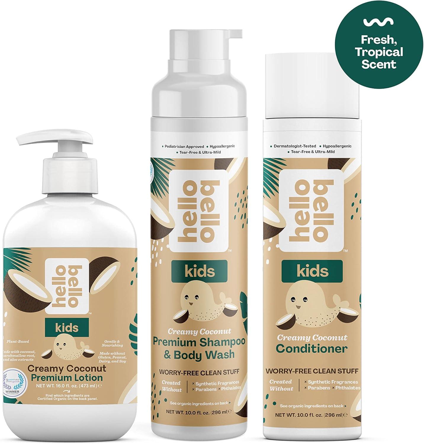 image:imageHello Bello Soft Lavender Conditioner Hypoallergenic pHBalanced amp DermatologistTested Plant Based Formula for Babies and Kids 10 FL OzCoconut
