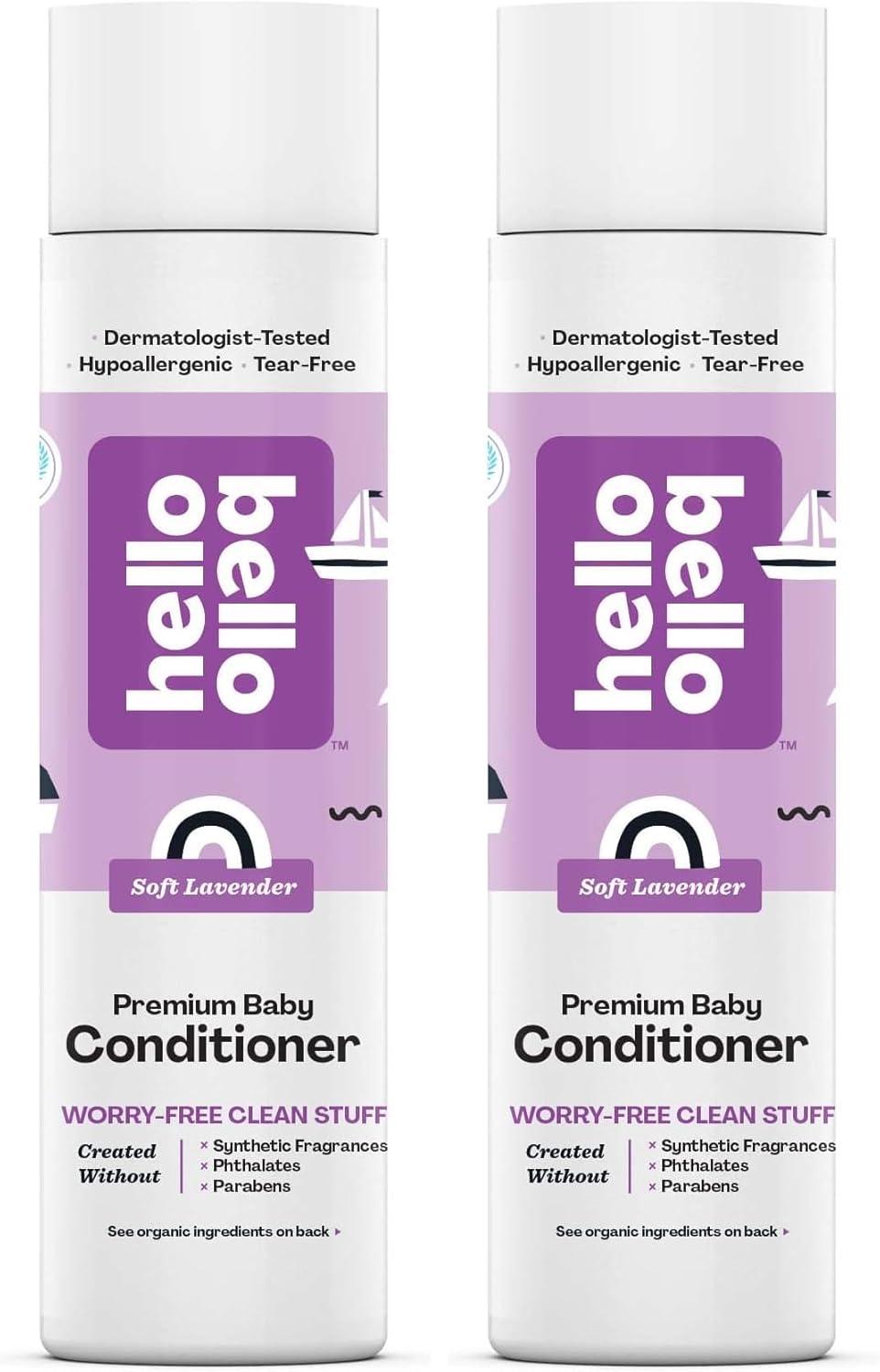 image:imageHello Bello Soft Lavender Conditioner Hypoallergenic pHBalanced amp DermatologistTested Plant Based Formula for Babies and Kids 10 FL OzSoft Lavender