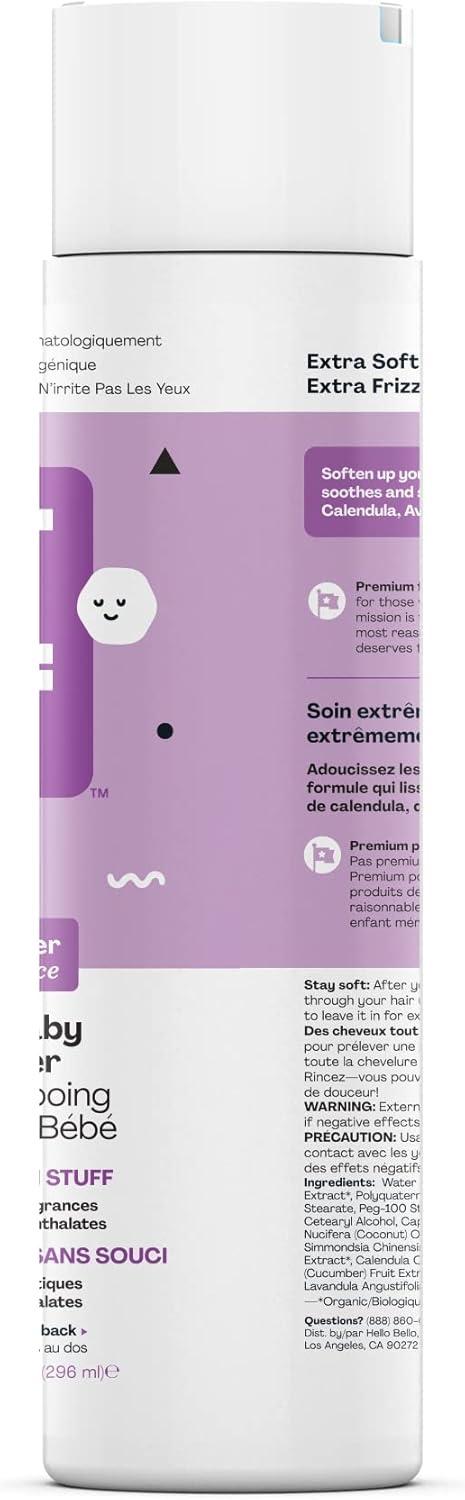 image:imageHello Bello Soft Lavender Conditioner Hypoallergenic pHBalanced amp DermatologistTested Plant Based Formula for Babies and Kids 10 FL OzSoft Lavender
