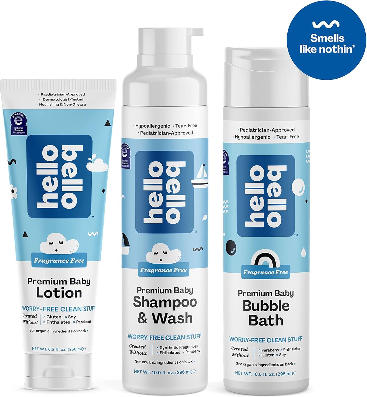 image:imageHello Bello UltraHydrating Baby Bubble Bath Soft Lavender Scented Tear Free amp Safe for Sensitive Skin 10oz BottleFragrance Free