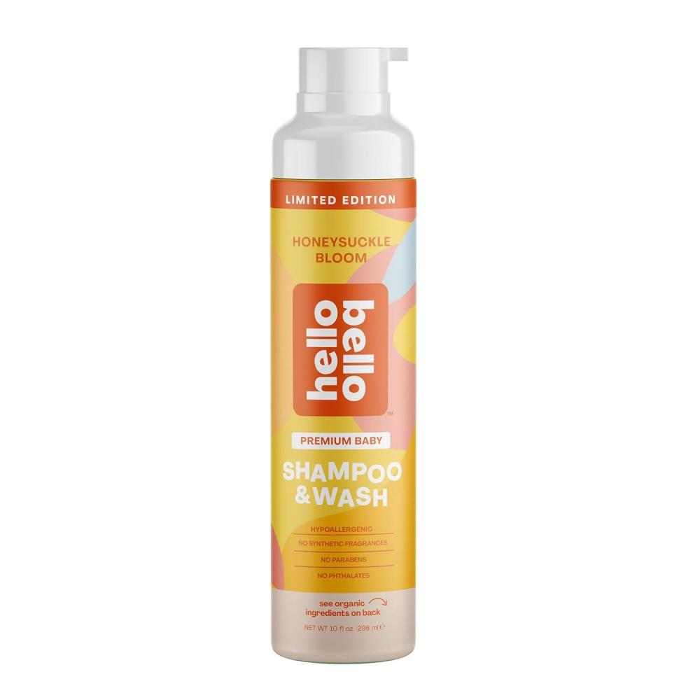 image:imageHello Bello Baby Shampoo amp Body Wash Honeysuckle Bloom Scented 10oz BottleHoneysuckle Bloom