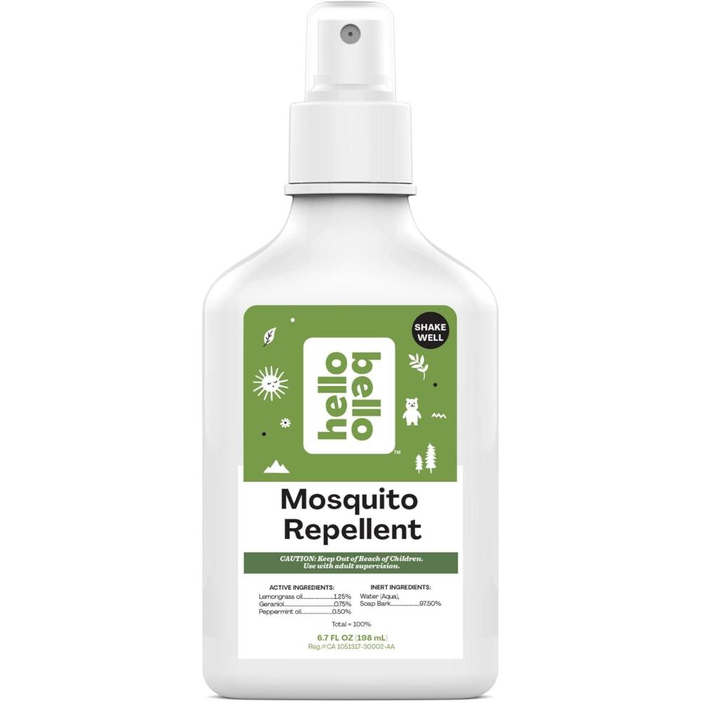 image:imageHello Bello Kids Mosquito Repellent Bracelets Made with Natural Citronella and Peppermint Oils 5ct BagPump Spray