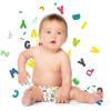 Hello Bello Diapers Size 2 | Extra-Absorbent | Hypoallergenic | Alphabet Soup | 120 Count, Pack of 4