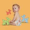 Hello Bello Dr. Seuss Babies Premium Diapers, Size 1, 82 Count: Softness & Protection for Sensitive Skin(Balloon Buddies & Crosshatch Cuties)