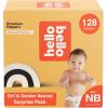 Hello Bello Dr. Seuss Baby Grinch Premium Diapers, Size NB (Up to 10 lbs), 76ct Plus Bonus Baby Wipes: Softness & Protection for Sensitive Skin(Surprise Girl/Gender Neutral Pattern)
