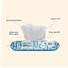 Hello Bello Extra Gentle Unscented Baby Wipes, Plant Based, Made with 99% Water and Aloe for Babies and Kids, 60 Count (Pack of 10) Total 600 Count