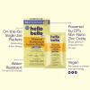 Hello Bello Kids SPF 50 Mineral Sunscreen Lotion – 10 Count Travel Packets – Water Resistant Broad Spectrum UVA + UVB Sun Protection(Kids Mineral Sunscreen Packets (10 CT) – 50 SPF)