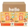 Hello Bello Diapers, Size 1 (8-12 lbs) Flower Child, 128 Count Value Pack of Premium Disposable Baby Diapers, Hypoallergenic with Soft, Cloth-Like Feel(Peas in a Pod)