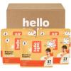 Hello Bello Diapers, Size 1 (8-12 lbs) Wild Cats, 32 Count of Premium Disposable Baby Diapers, Hypoallergenic with Soft, Cloth-Like Feel(Brighter Days)