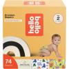 Hello Bello Dr. Seuss Babies Premium Diapers, Size 1, 82 Count: Softness & Protection for Sensitive Skin(Happy Camper & Live Leaf Love)