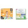 Hello Bello Premium Baby Diapers Size 1, 32 Count of Disposable Comfort Fit Diapers – Design: Alphabet Soup + Hyland’s Baby – Organic Cough & Immune Day & Night Combo Pack (4 fl oz)