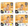 Hello Bello Premium Baby Diapers Size 2, 120 Count of Disposable, Extra-Absorbent, and Hypoallergenic Baby Diapers with Snug and Comfort Fit, Alphabet Soup (60) and Sleepy Sloth (60)