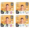 Hello Bello Premium Baby Diapers Size Newborn, 128 Count of Disposable, Extra-Absorbent, Hypoallergenic Baby Diapers with Snug and Comfort Fit, Alphabet Soup (64) and Sleepy Sloth (64)
