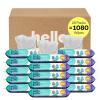 Hello Bello Premium Fragrance-Free Baby Wipes, with Chamomile & Aloe Extracts for Sensitive Skin – 12 Resealable Packs = 720 Total Wipes(60 Count (Pack of 18))