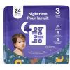Hello Bello Premium Overnight Baby Diapers Size 3, 24 Count, Unisex, Ultra Absorbent and Soft Disposable Diapers for Babies and Toddlers(Size 3 (14-24 Pound))