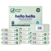 Hello Bello Premium Wipes, Designed for Sensitive Skin with Chamomile & Aloe Extracts, Rosy Posy (12 Resealable Packets = 720 Total Wipes)(Simply Sage)