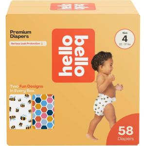 Hello Bello Dr. Seuss Babies Premium Diapers, Size 1, 82 Count: Softness & Protection for Sensitive Skin(Busy Bees & Hive Five Designs)