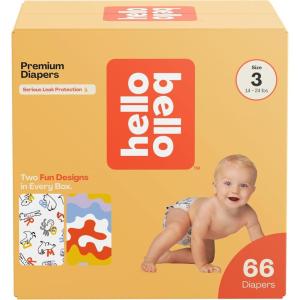 Hello Bello Dr. Seuss Babies Premium Diapers, Size 1, 82 Count: Softness & Protection for Sensitive Skin(Capital Critters & Get in the Groove)