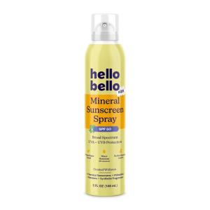 Hello Bello Kids SPF 50 Mineral Sunscreen Lotion – 10 Count Travel Packets – Water Resistant Broad Spectrum UVA + UVB Sun Protection(Kids Sunscreen Spray – 50 SPF)