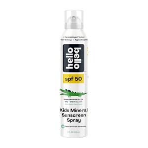 Hello Bello Kids SPF 50 Mineral Sunscreen Lotion – 10 Count Travel Packets – Water Resistant Broad Spectrum UVA + UVB Sun Protection(Sunscreen Spray – 50 SPF)