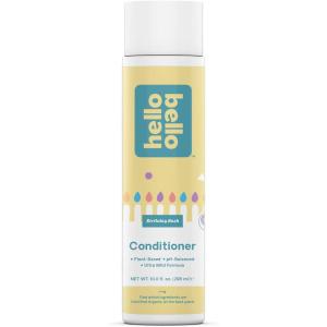 Hello Bello Soft Lavender Conditioner | Hypoallergenic, pH-Balanced & Dermatologist-Tested, Plant Based Formula for Babies and Kids | 10 FL Oz(Birthday Bash)