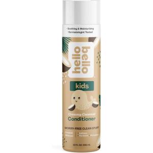 Hello Bello Soft Lavender Conditioner | Hypoallergenic, pH-Balanced & Dermatologist-Tested, Plant Based Formula for Babies and Kids | 10 FL Oz(Coconut)