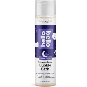 Hello Bello Ultra-Hydrating Baby Bubble Bath, Soft Lavender Scented, Tear Free & Safe for Sensitive Skin, 10oz Bottle(Sleep Sweet)