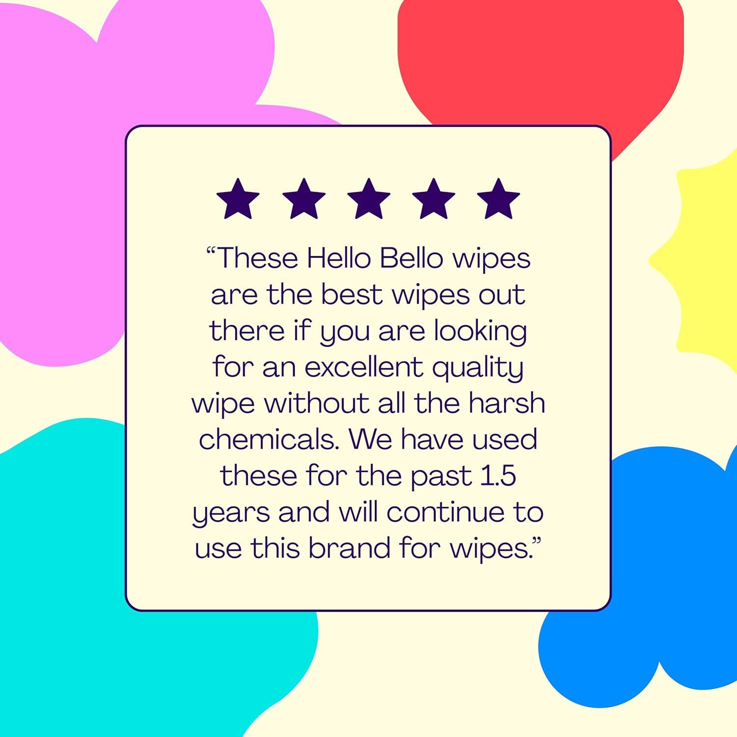 image:imageHello Bello Premium FragranceFree Travel Size Baby Wipes with Chamomile amp Aloe Extracts for Sensitive Skin 1 Resealable Pack 20 Total Wipes Pack of 5Stars Clouds
