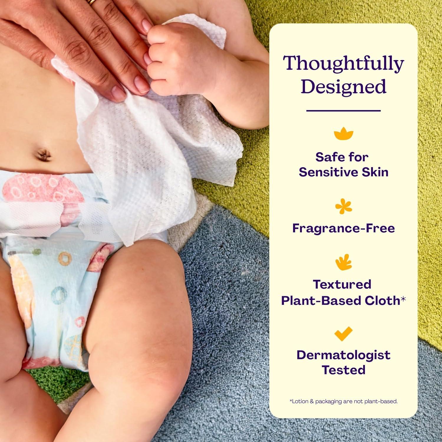 image:imageHello Bello Premium FragranceFree Travel Size Baby Wipes with Chamomile amp Aloe Extracts for Sensitive Skin 1 Resealable Pack 20 Total Wipes Pack of 5Rosy Posy
