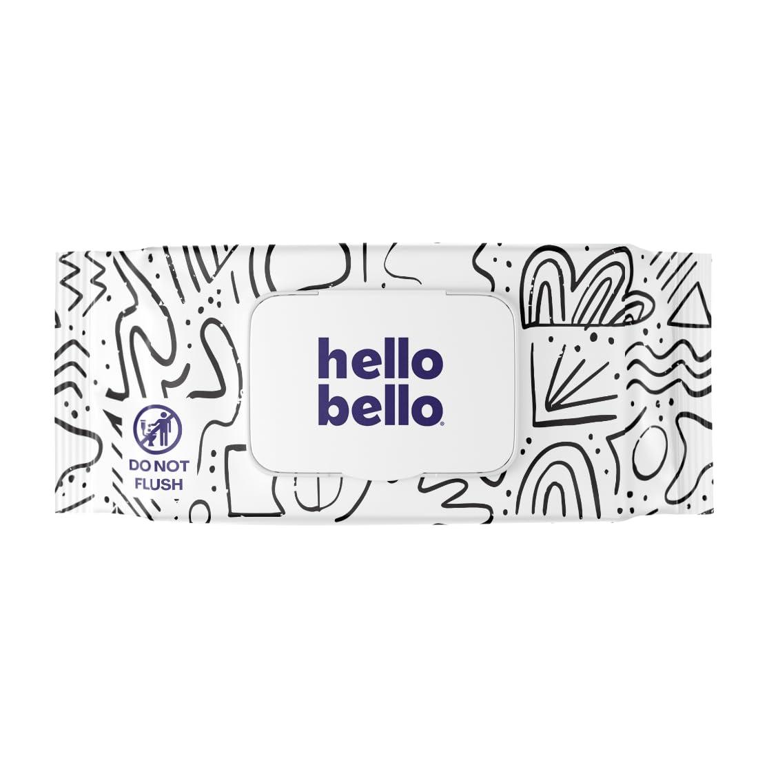image:imageHello Bello Premium FragranceFree Travel Size Baby Wipes with Chamomile amp Aloe Extracts for Sensitive Skin 1 Resealable Pack 20 Total Wipes Pack of 5Playful Sketches
