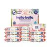 Hello Bello Premium Fragrance-Free Travel Size Baby Wipes, with Chamomile & Aloe Extracts for Sensitive Skin – 1 Resealable Pack : 20 Total Wipes (Pack of 5)(Rosy Posy)