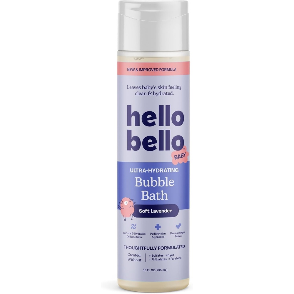 image:imageHello Bello Baby Premium Bubble Bath Fragrance Free for Sensitive Skin 10oz BottleLavender
