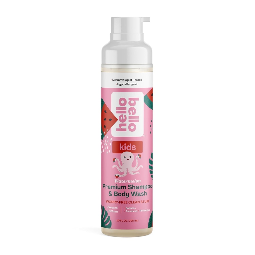 image:imageHello Bello Baby Premium Shampoo amp Wash Gentle Coconut Vanilla Scent 10oz BottleWatermelon