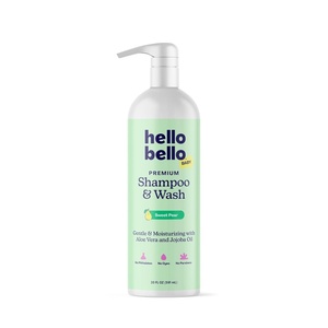 Hello Bello Baby Premium Shampoo & Wash, Gentle Coconut Vanilla Scent, 10oz Bottle(Sweet Pear)
